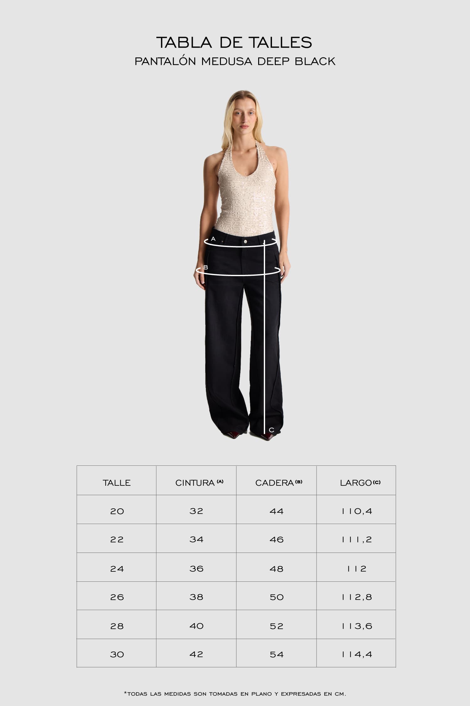 PANTALÓN MEDUSA DEEP BLACK